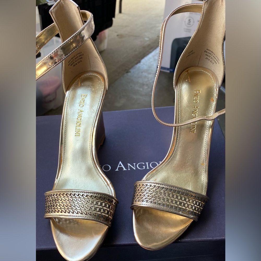 Gold heels